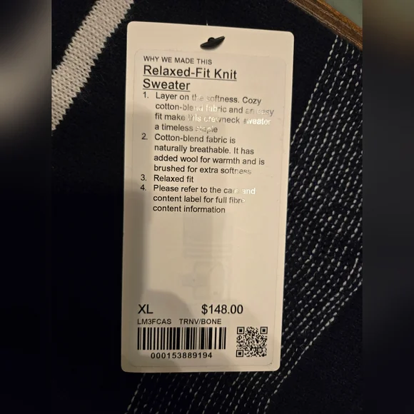 Lululemon Relaxed-Fit Knit Sweater Size Brand New - Picture 2 of 4